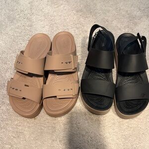 Women’s Crocs Wedges – Two Pair Lot - Size 8
